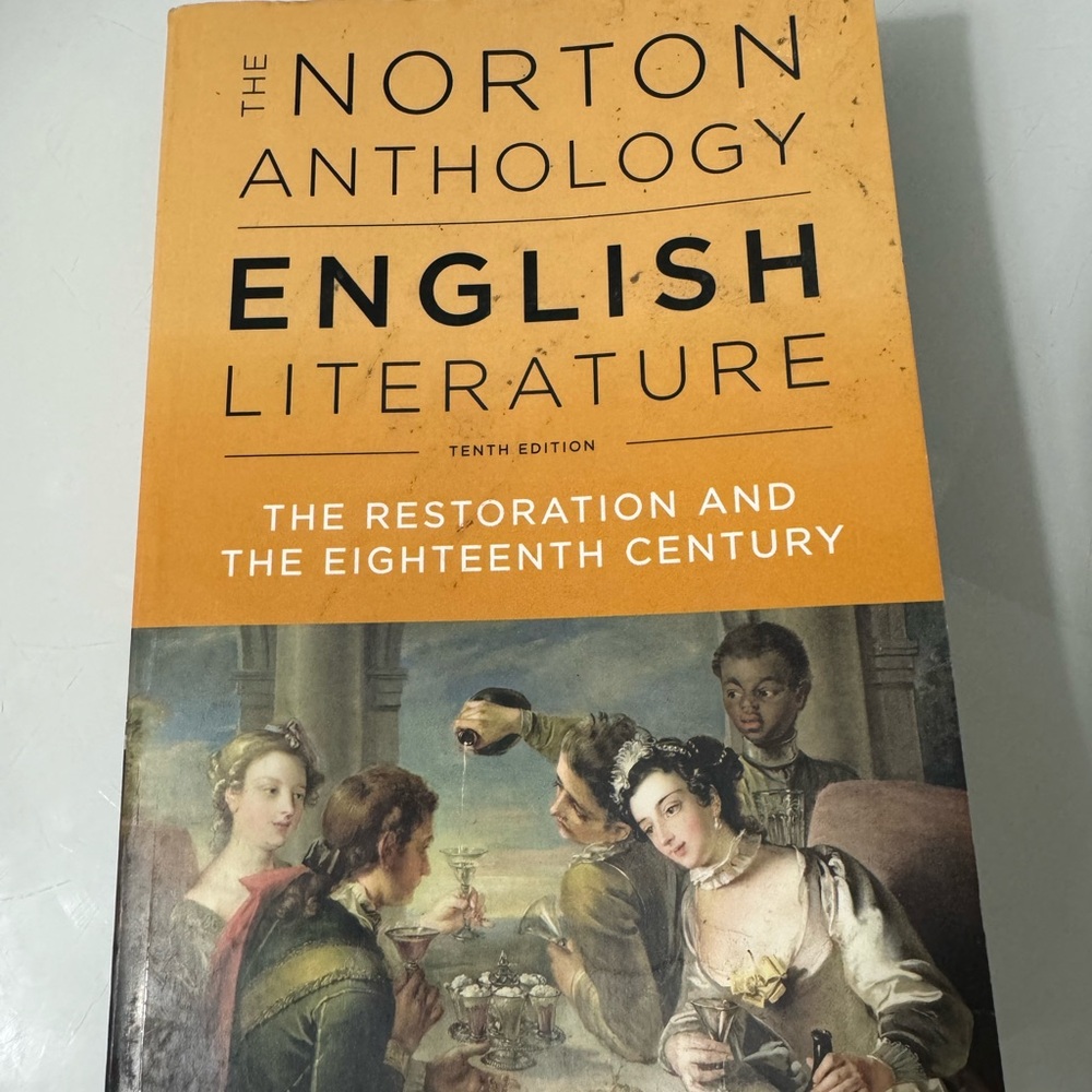 Book: The Norton Anthology- English Lit